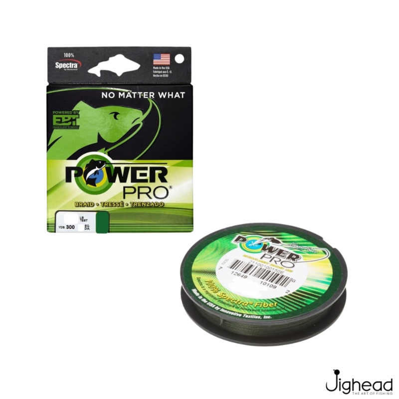 POWERPRO Braid Line| 300YDS | Moss Green