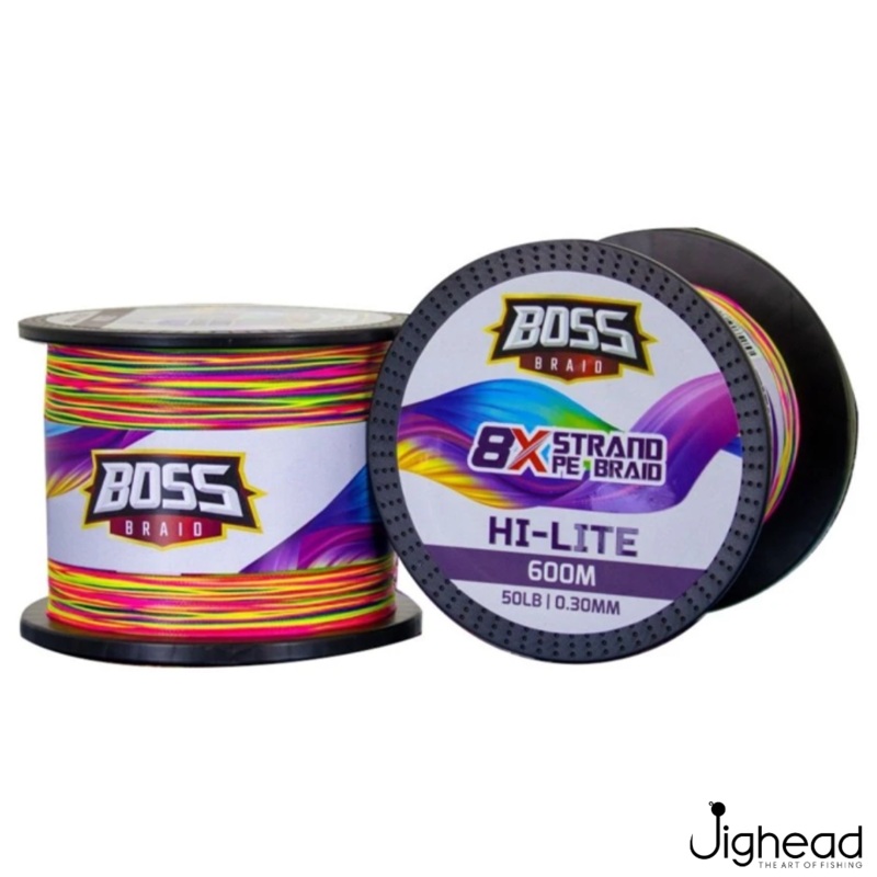 Boss Hi-Lite 8X Braid | 600M|30lb|40lb|50lb