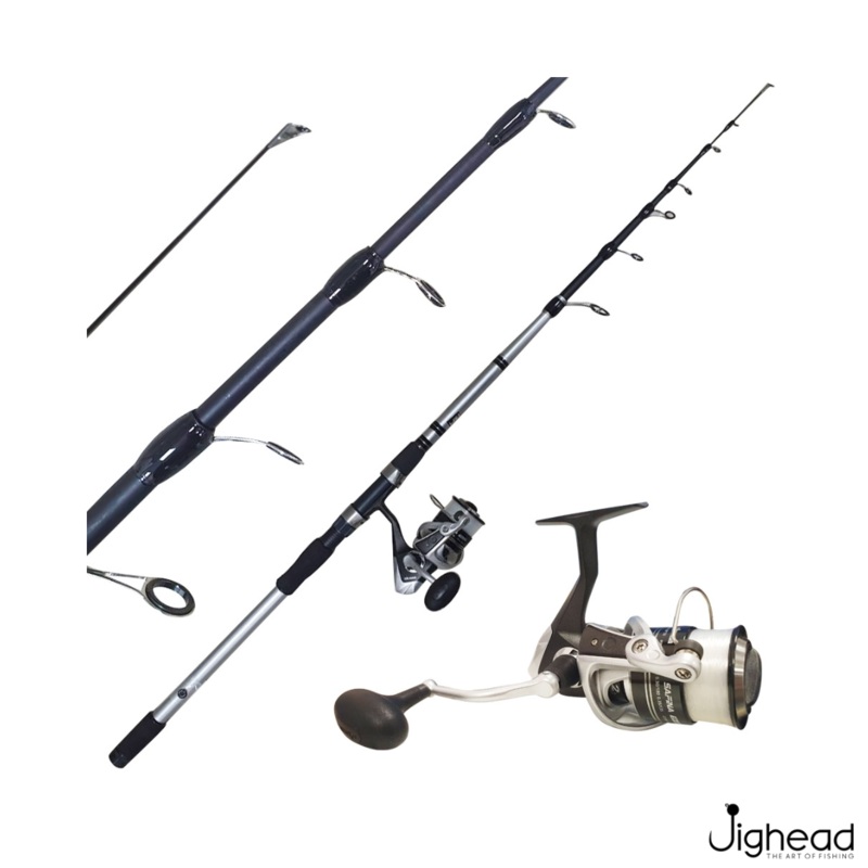 Okuma Safina 8ft-10ft Telescopic Rod 40 Reel Combo
