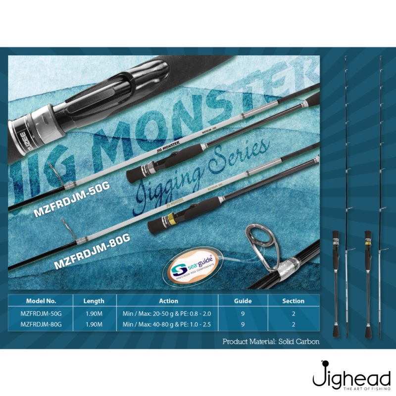 Mazuzee Jig Monster (Jigging Series) Rod | 50g