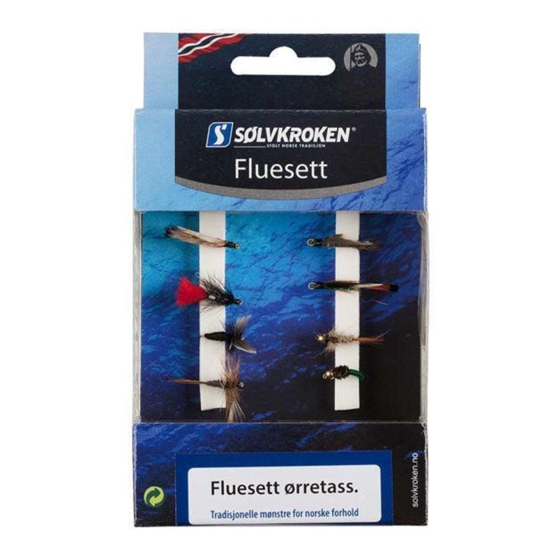 Slvkroken | Flugset ring assorterade