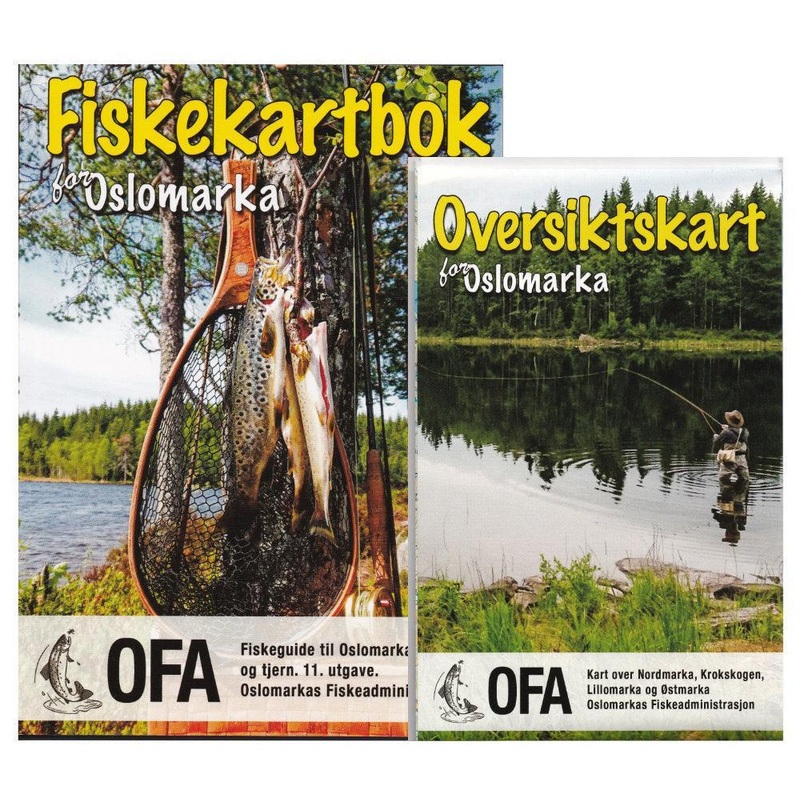 OFA Fiskekartbok fr Oslomarka 11. utgva + OFA Turkart
