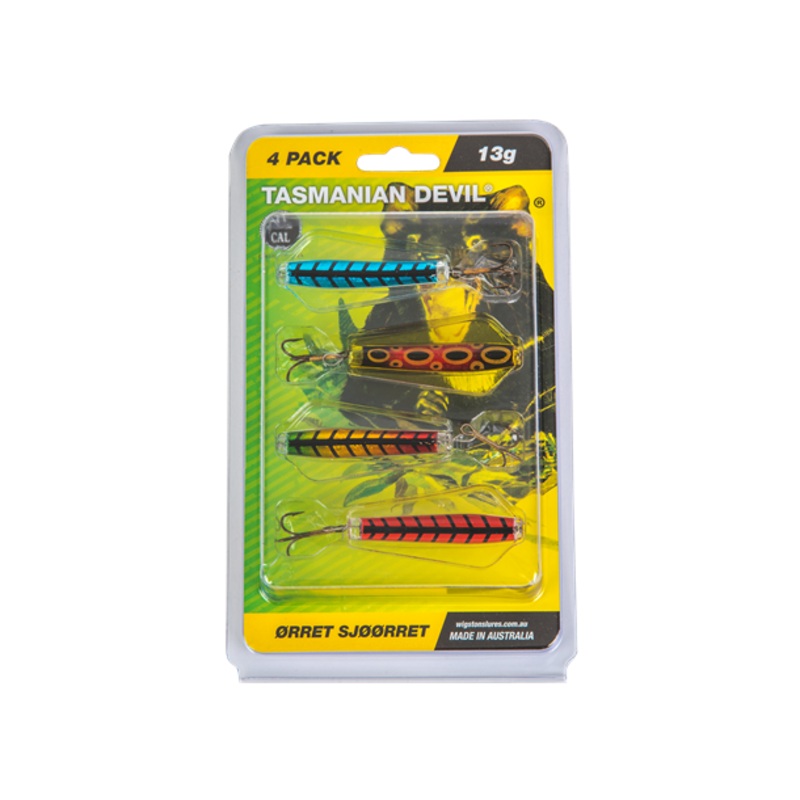 Tasmanian Devil Sett 4pk | ring/Havsring – 13gr