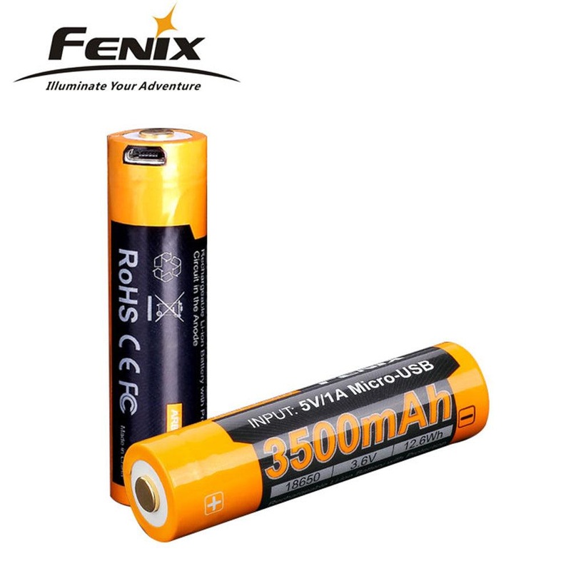 FENIX ARB-L18-3500U 18650 BATTERI USB 3500mAh