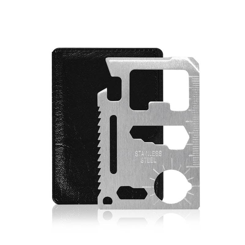 Credit Card Multitool | 11 Funksjoner i rustfritt stl
