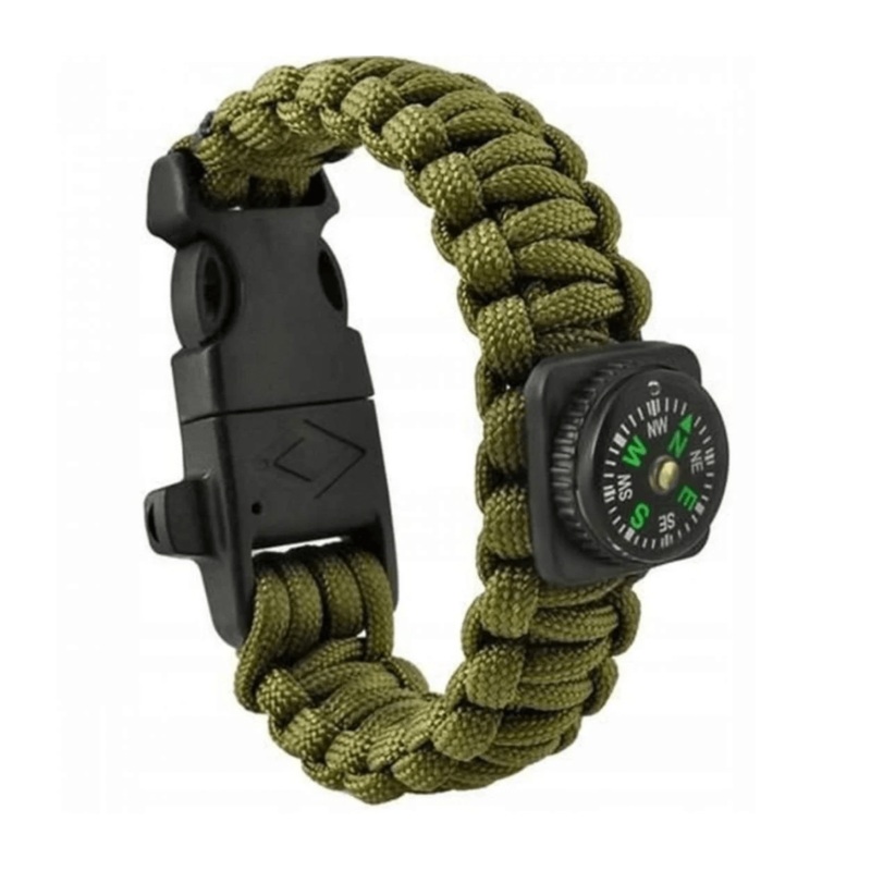 Survival-armbnd | Junior|Army green|Svart