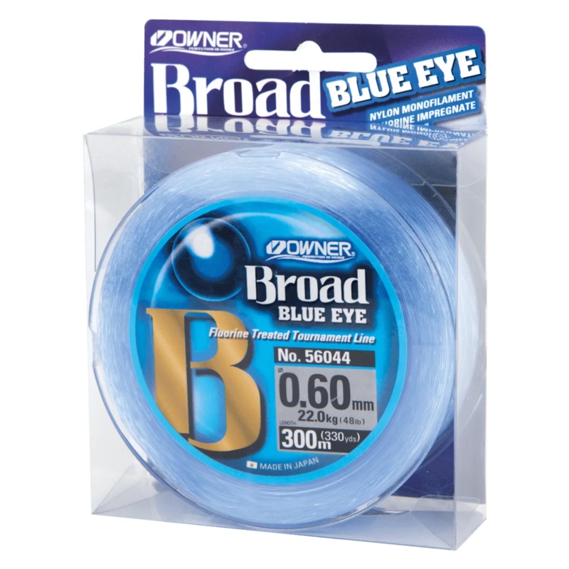 Owner Broad Blue Eye 300 m|0,16 mm 2,7 kg|0,18 mm 3,1 kg|0,20 mm 4,0 kg