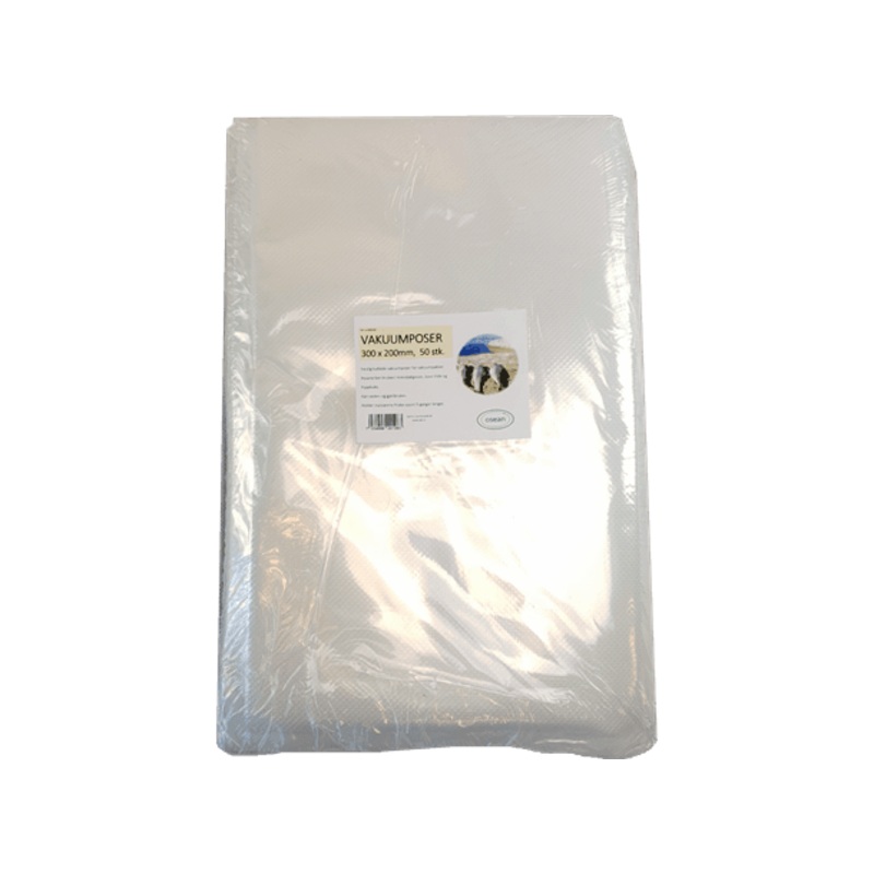 Vakuumpose 30x20cm 50pk | Ferdigkuttet vakuumpose