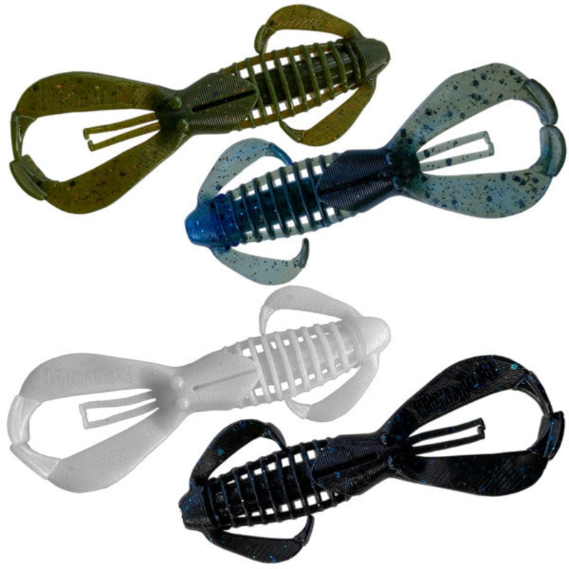 Headbanger BangerBug 10-pack|7.6 cm Softbait 4 g Green Pumpkin|7.6 cm Softbait 4 g Bama Craw
