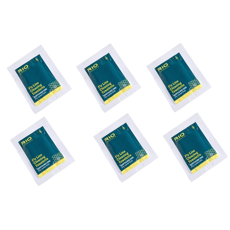Fly Line Cleaning Towelette Snrerens 6 PACK | RIO