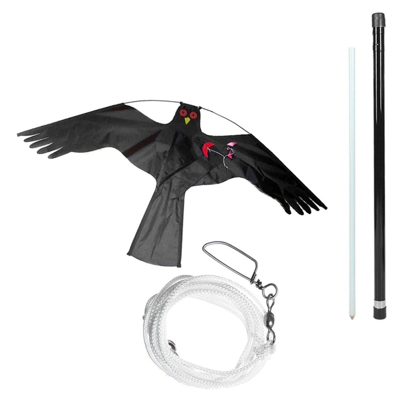 Mkejager / Fugleskremsel Drage m/6m stang