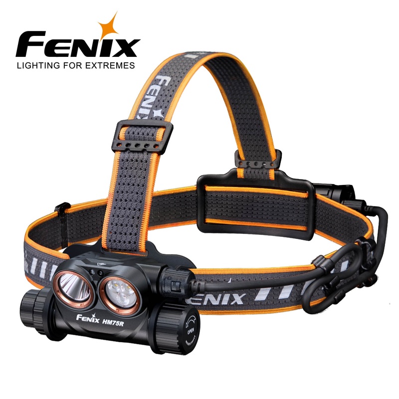 FENIX HM75R HODELYKT 1600LM 2 BATTERI H/R LYS