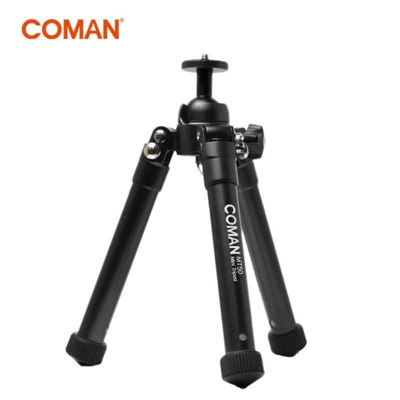 COMAN BORDSTATIV MT50 SORT MED MOBILHOLDER