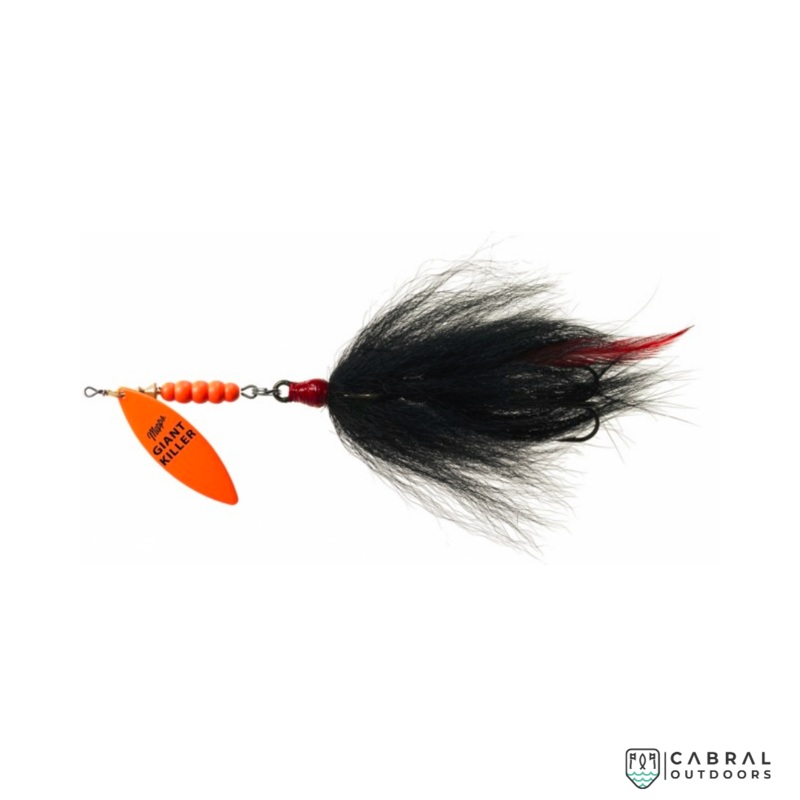 Mepps Giant Killer | 35g|Fluoro Chart|Fluoro Orange|Black