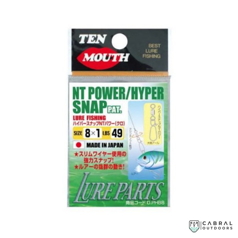 Ten Mouth NT Power/Hyper Snap | Size: 8×1 | 49lbs