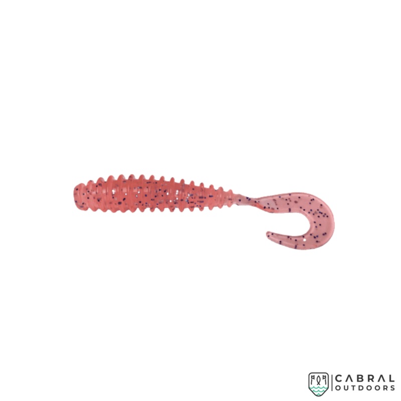 MajorCraft Paraworm Curly Tail Soft Lure Grub Model | 3.2 | 6Pcs/ pack