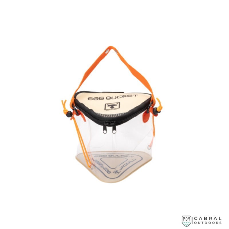 Jackall Sankaku Egg Bucket|Mini | Beige orange|Medium | Grey yellow