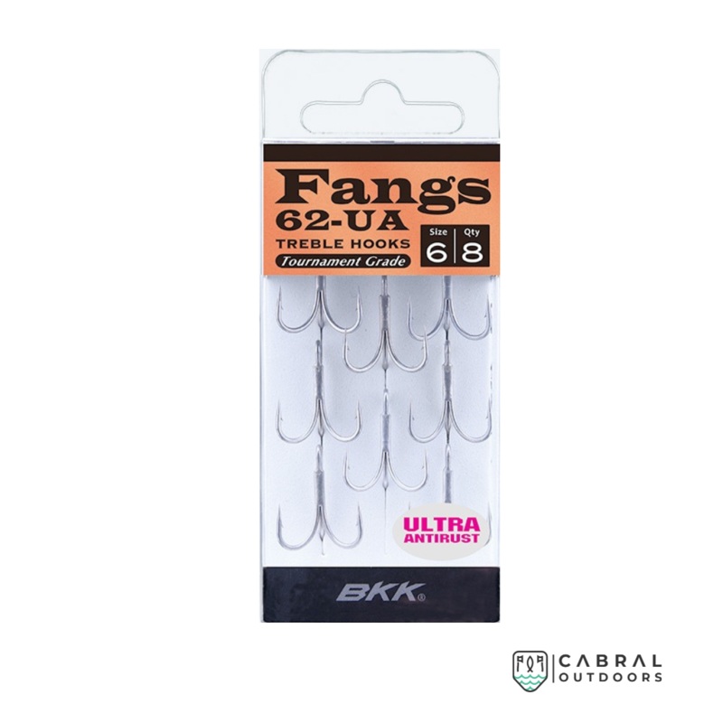 BKK Fangs 62 UA Treble Hook | Size 3 – 6 |
