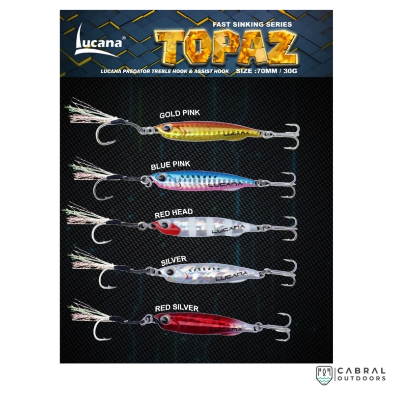 Lucana Topaz Fast Sinking Jig 7 cm | 30 g