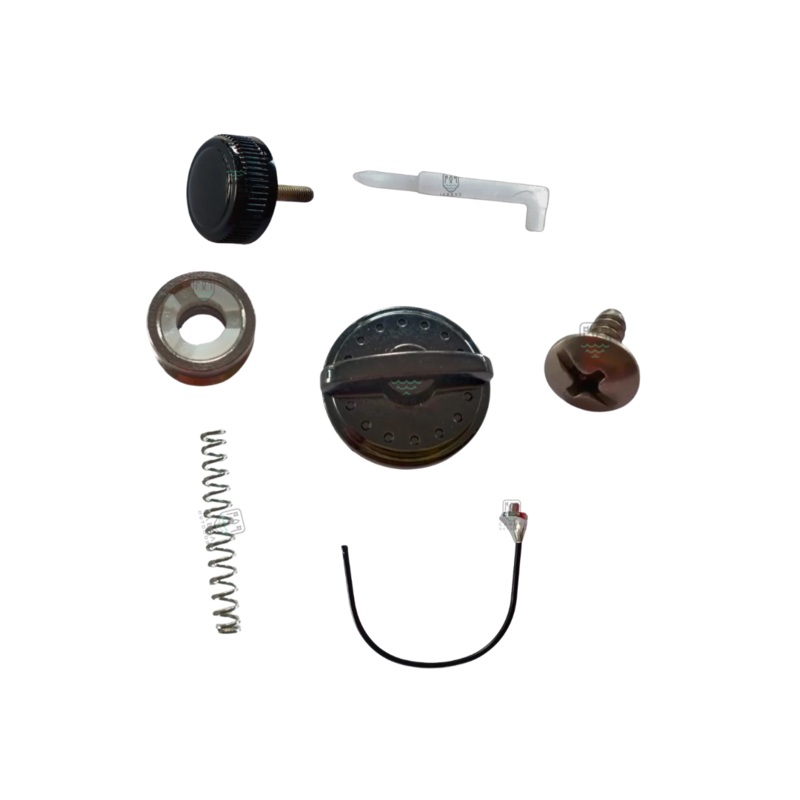 Rapala SType 50 Spare Parts|Handle Cap (No.56)|Line Roller Washer (No.23)|Bail Arm Lever (No.27)|Line Roller Bushing (No.25)|Spring (No.28)|Bail Arm Screw (No.18)|Front Drag Set (No.1)|Bail Set (No.26)