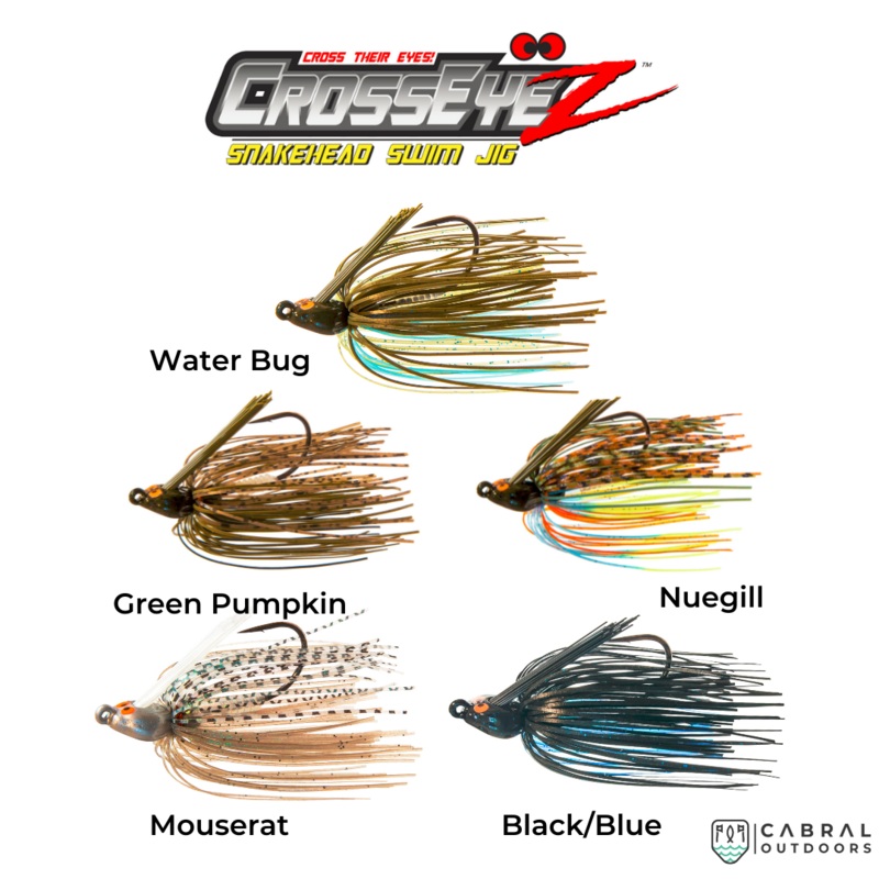 CrossEyeZ Snakehead Swim Jig | 3/8 OZ | 1 pc/pkt