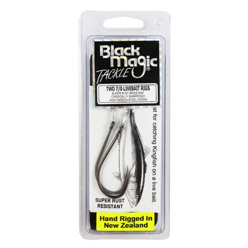 Black Magic Livebait Rigs|7/0 – 2pcs