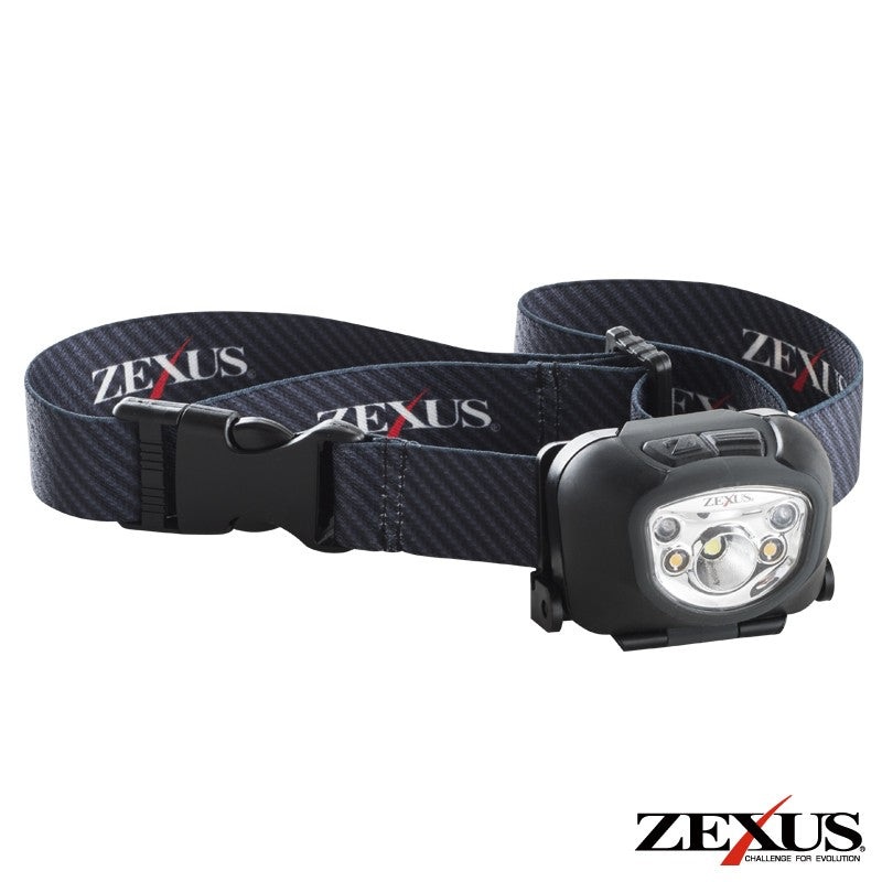 Zexus ZX-260 Head Lamp|Black|Military Camo