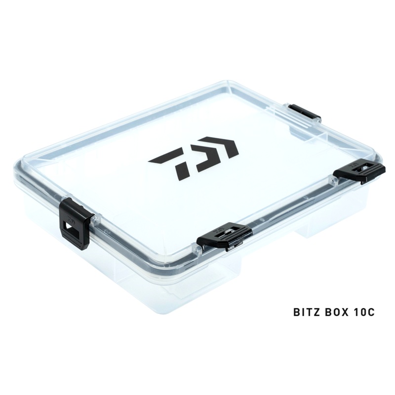 Daiwa Bitz Tackle Box|10C – Small (22 x 17.5 x 5cm)|12C – Medium (27 x 18 x 5cm)|20C – Large (34 x 23 x 5cm)|20C Deep – Large (Deep) (32 x 23 x 9.5cm)|8C – Extra Small (14 x 9.5 x 1.5cm)