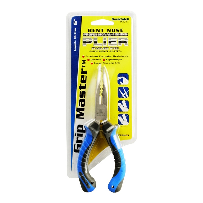 SureCatch Bent Nose Stainless Steel Plier
