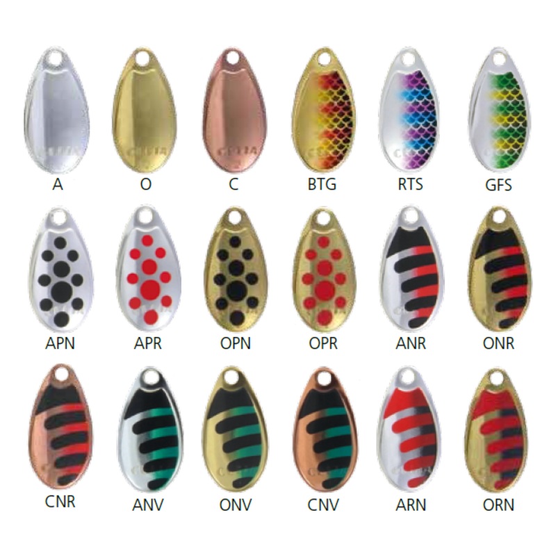 Rublex Celta Spinner Lure 2g (Twin Pack)