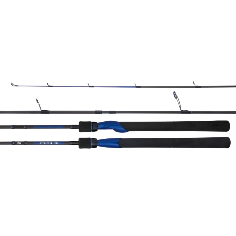 Daiwa 20 Exceler Spin Rods|702LFS 7’0″ 2pc Spin 2-6kg|702MFS 7’0″ 2pc Spin 3-7kg|702MHFS 7’0″ 2pc Spin 5-9kg