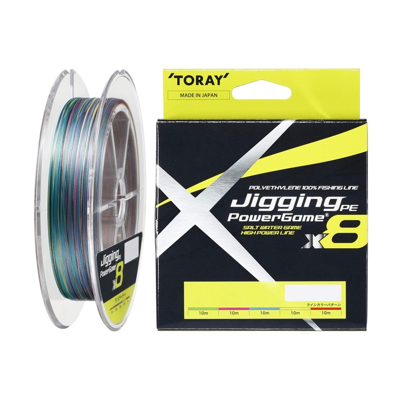 Toray Jigging PE Power Game X8 300m Braid Multicolour
