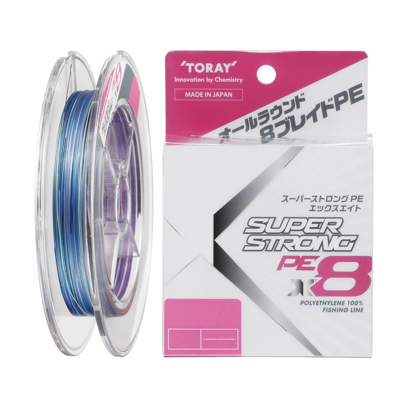 Toray Super Strong PE X8 Braid 200m Multicolour