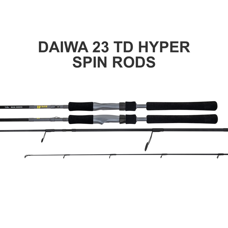 Daiwa 23 TD Hyper Spin Rods|602LFS|631MLFS|661LFS|662MLFS|701LXS|702LXS|701MLXS|702MLXS|701MFS|702MHFS|782LRS|862ULXS|763LXS-S|762MHFS|702ULXS